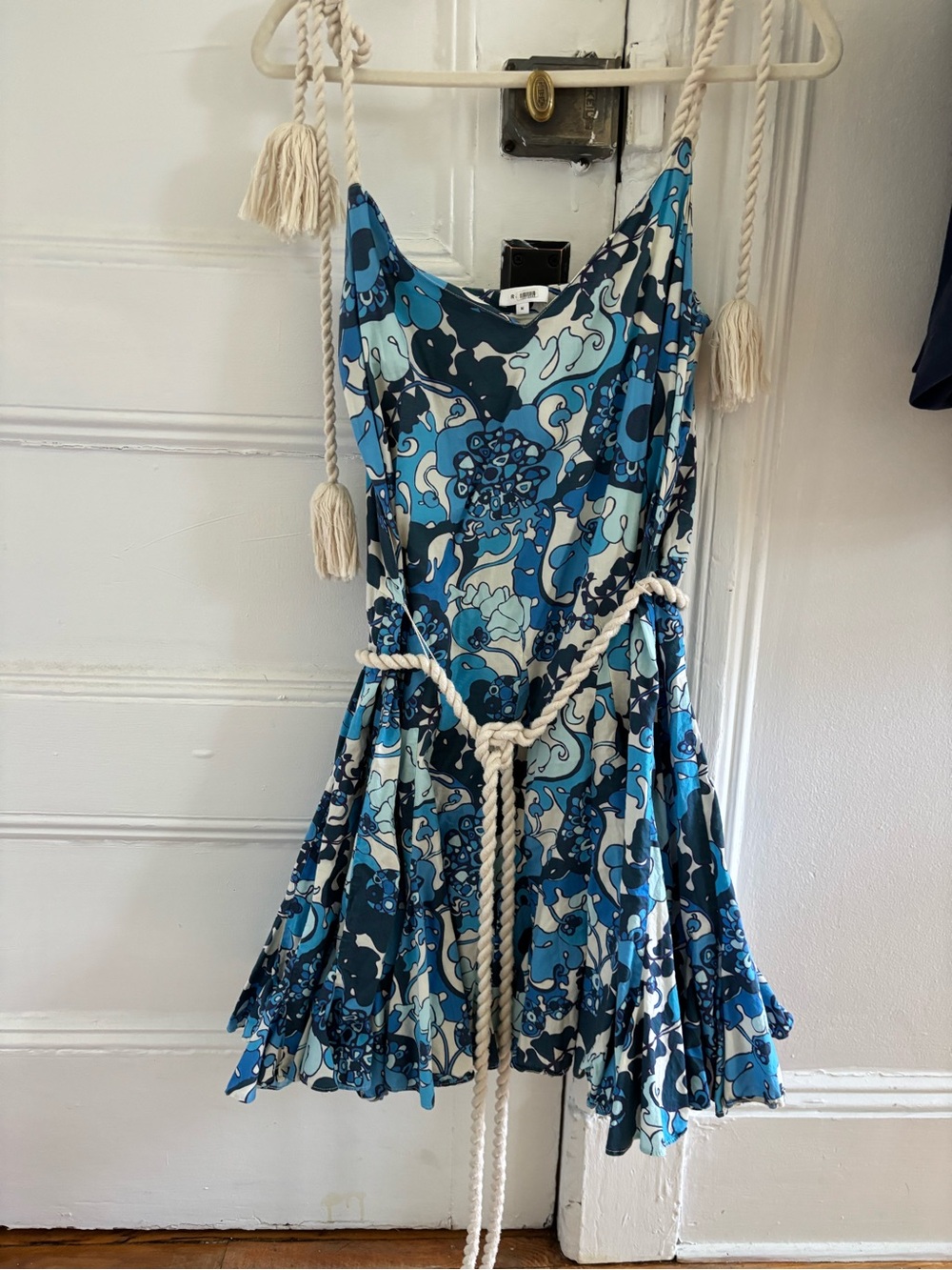 RHODE Floral Print Slip Dress
